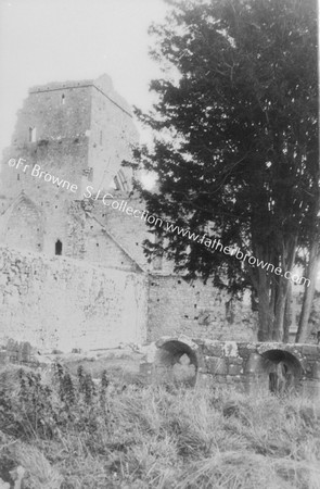 ATHASSEL PRIORY  TOWER FROM CLOISTERS